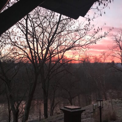 photo of sunrise in Shenandoah River Valley
