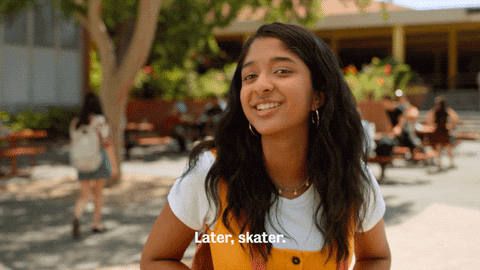 Gif from Never Have I Ever of Devi saying, 